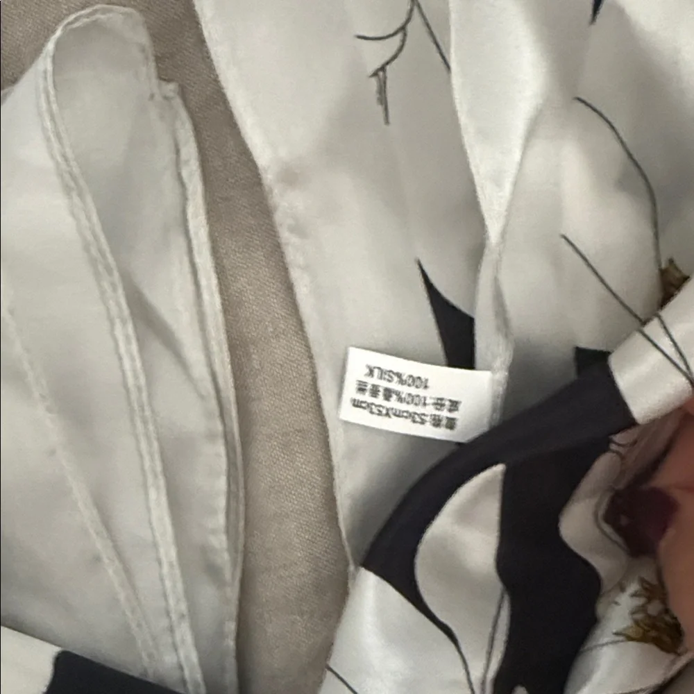Floral Unbrand 100% Silk Square scarves. OS